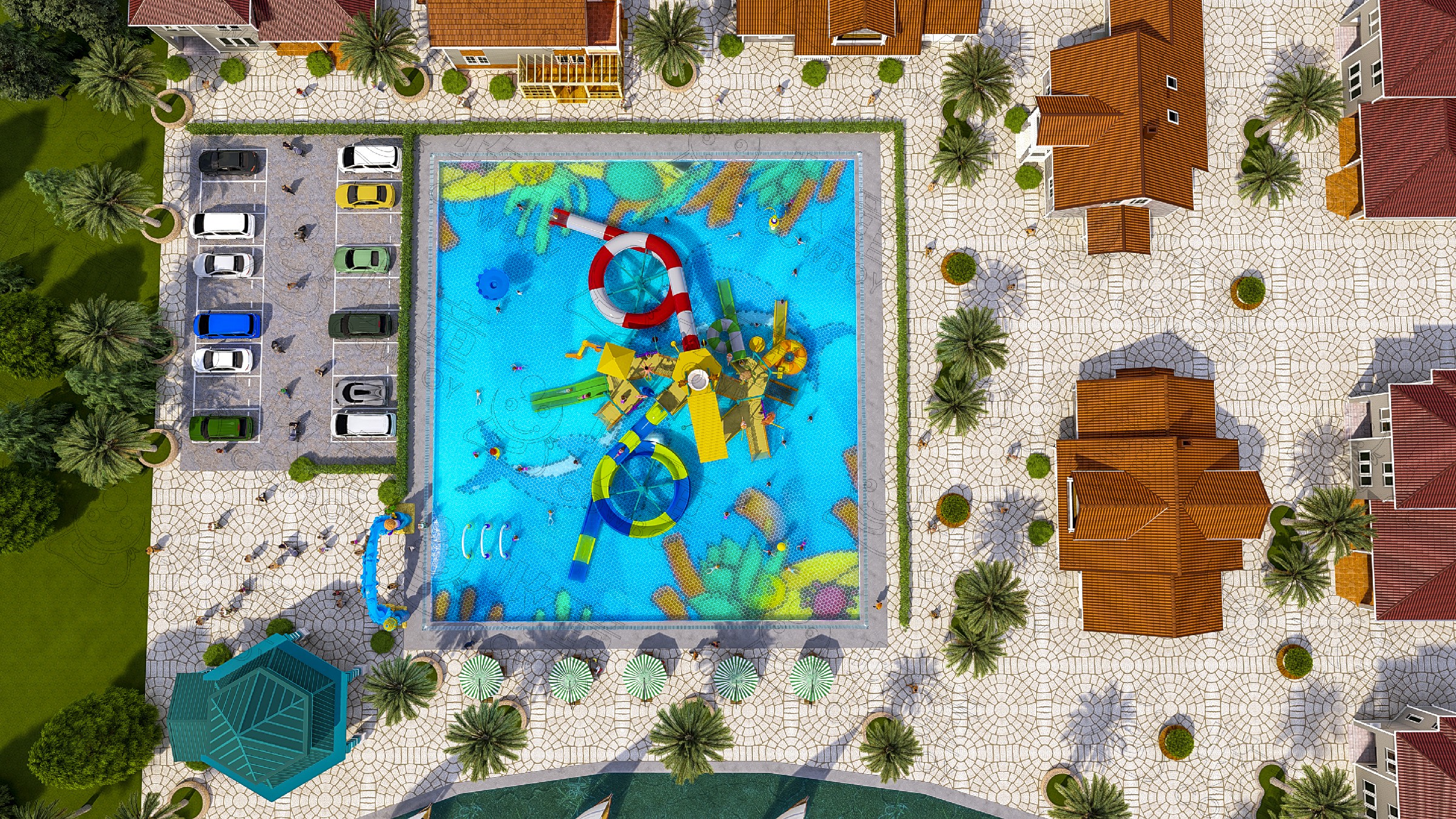 水上樂園游樂設(shè)備應(yīng)該如何擺放