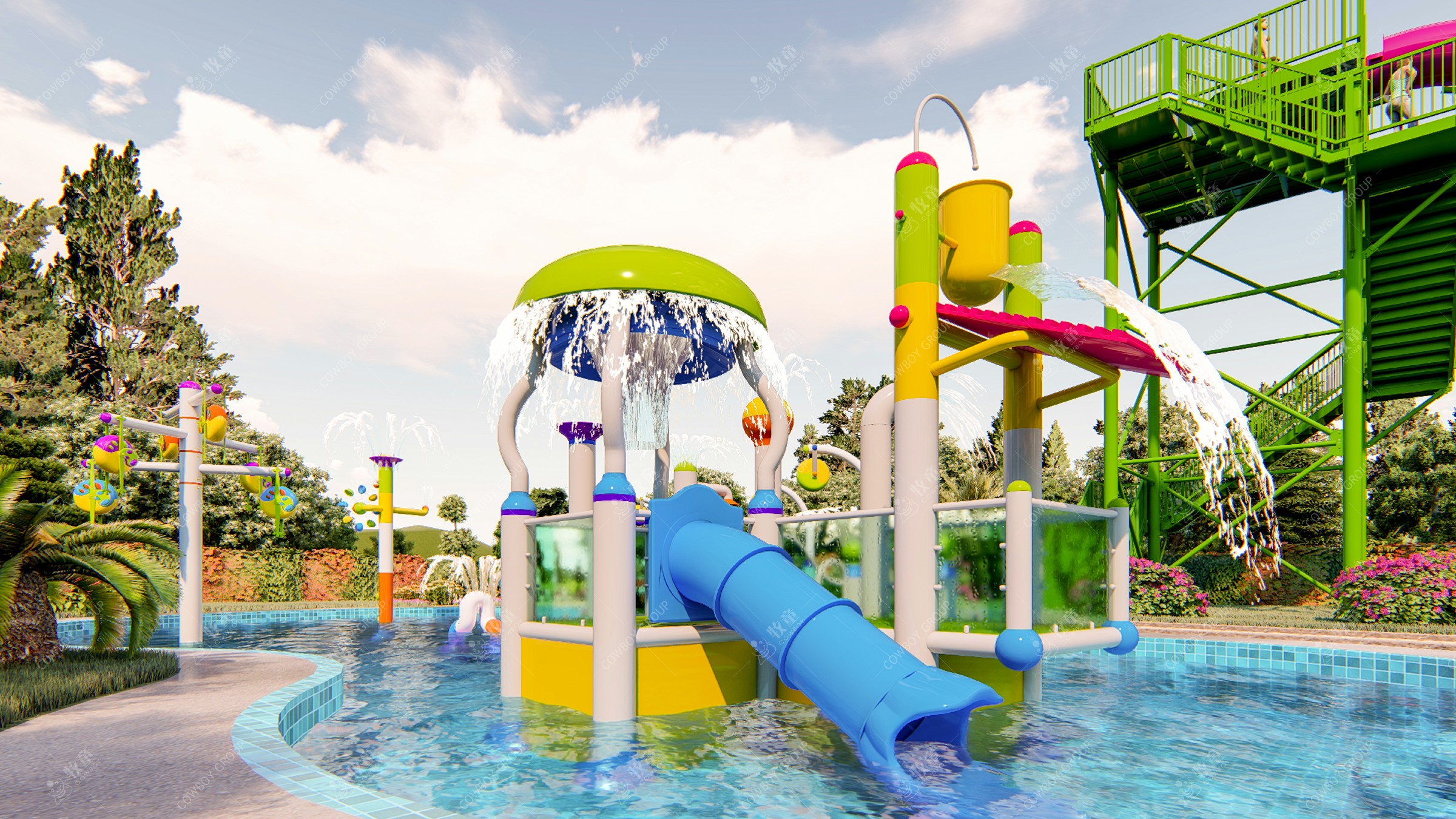 兒童水上樂園設(shè)備選購(gòu)指南，從功用上對(duì)兒童水上樂園設(shè)備分類