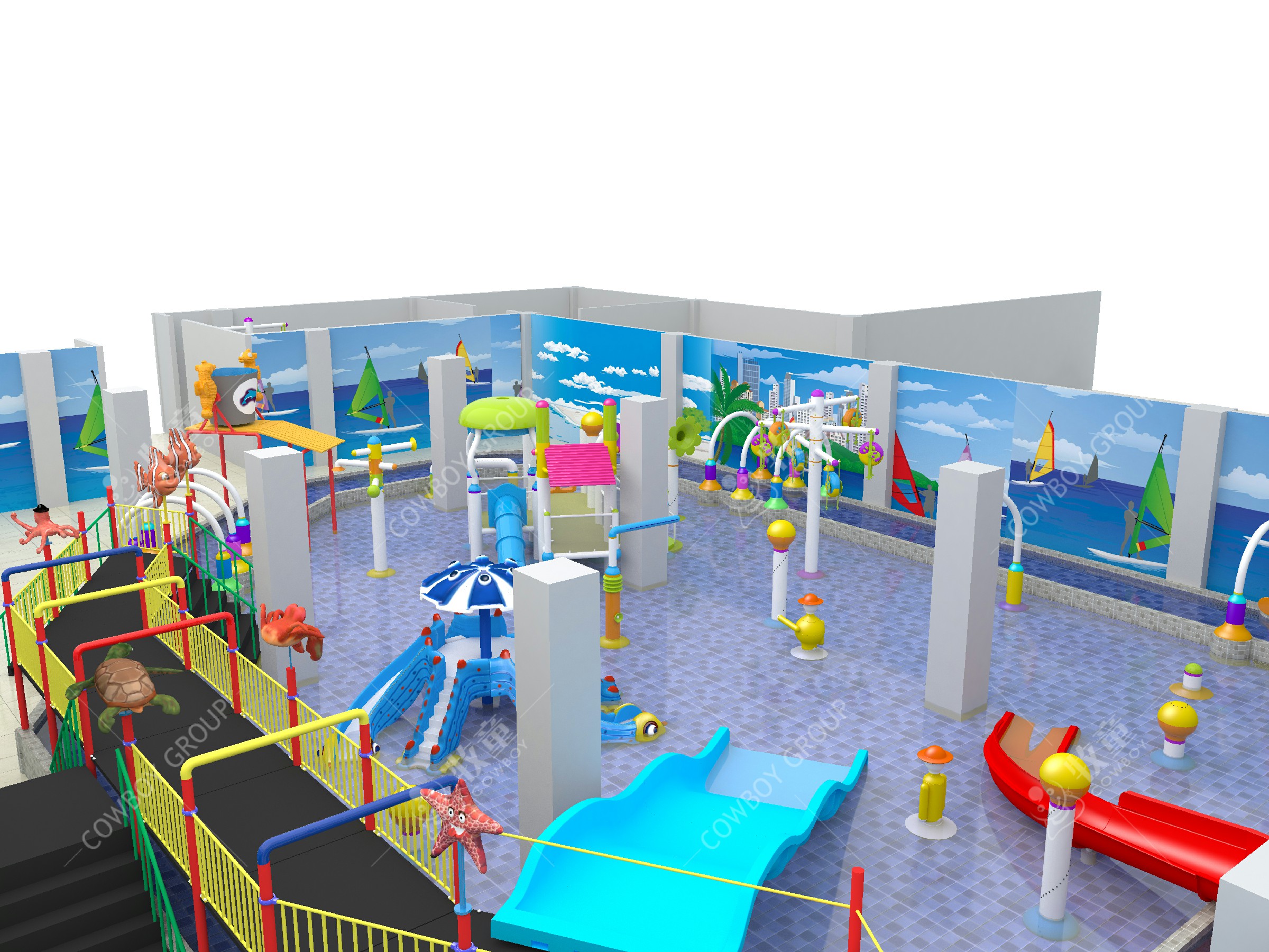 室內恒溫水上樂園建造投資多少錢？